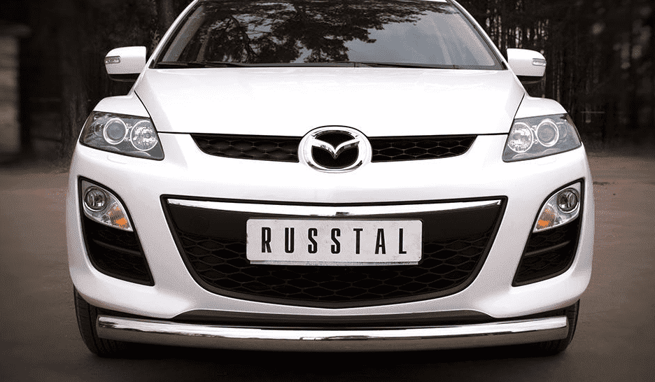 Передняя защита Russtal для Mazda CX-7 (2009-2012)