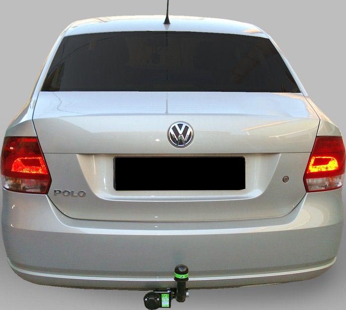 Фиксированный фаркоп Leader Plus для Volkswagen Polo седан/лифтбек