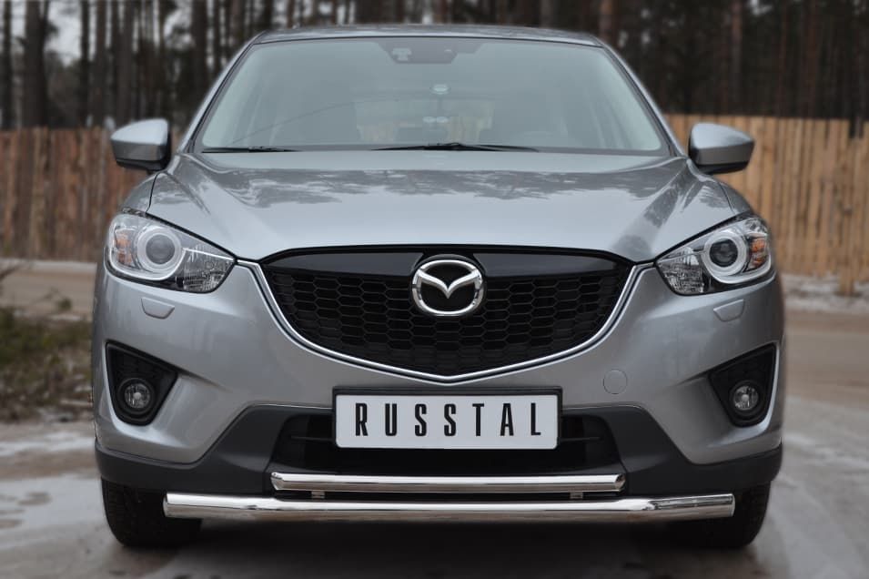 Передняя защита Russtal для Mazda CX-5 (2011-2015)