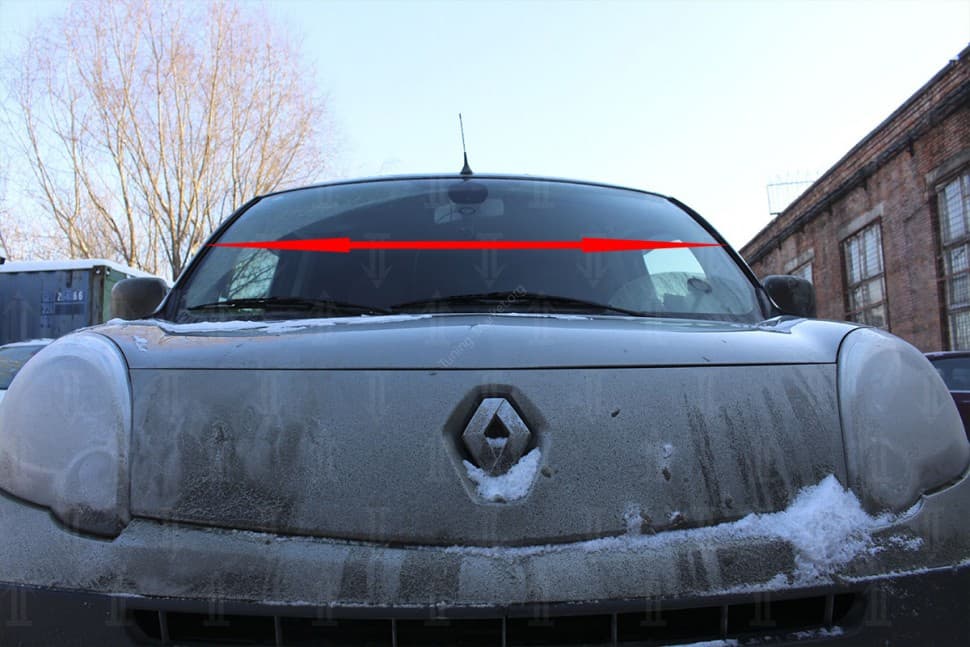 Водосток лобового стекла для Renault Kangoo (2008-н.в.)