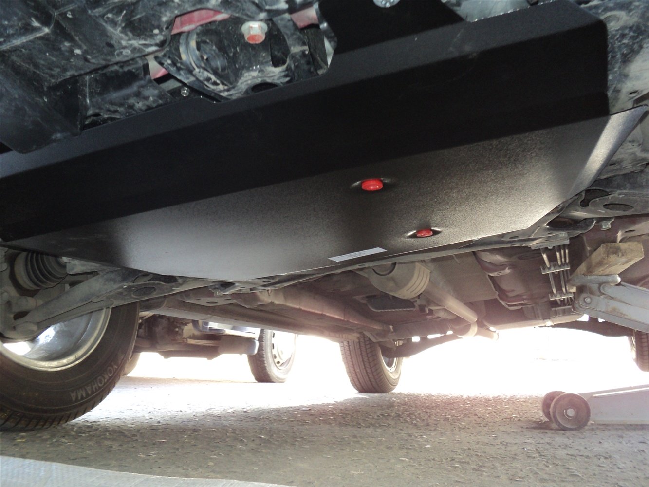 Алюминиевая защита картера и КПП АВС-Дизайн для Mitsubishi Lancer X