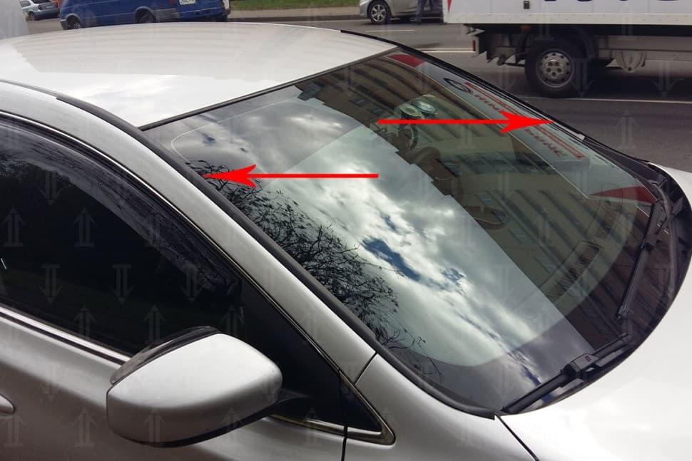 Водосток лобового стекла для Nissan Sentra (2013-н.в)