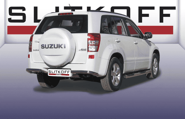 Уголки d57 "SLITKOFF" для Suzuki Grand Vitara 3D