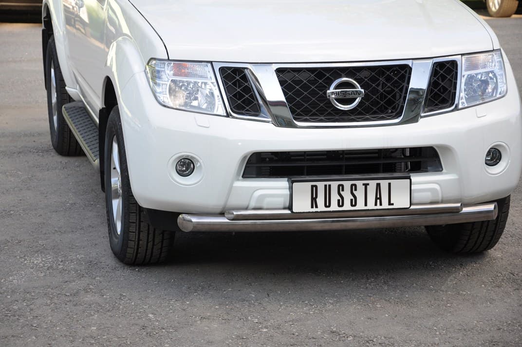 Передняя защита Russtal для NIssan Pathfinder (2010-2014)