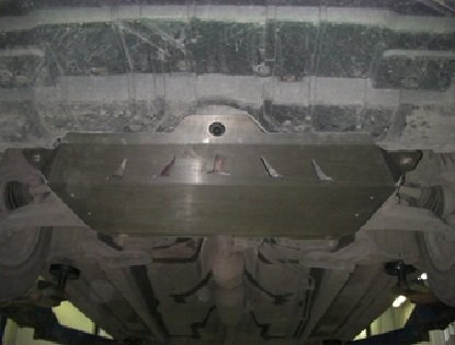 Алюминиевая защита картера и КПП АВС-Дизайн для Toyota Camry (2006-2011)
