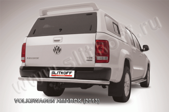 Защита заднего бампера Slitkoff d57 для Volkswagen Amarok