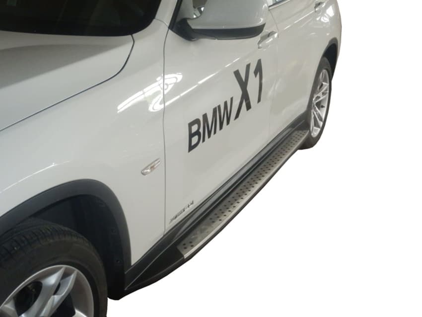 Пороги алюминиевые для BMW X1 (2009-2015)