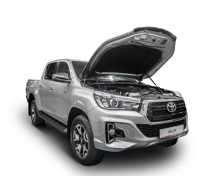 Газовые упоры (амортизаторы) капота Rival для Toyota Hilux (2015-н.в.)