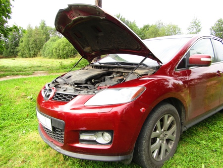 Газовые упоры (амортизаторы) капота A-ENGINEERING для Mazda CX-7