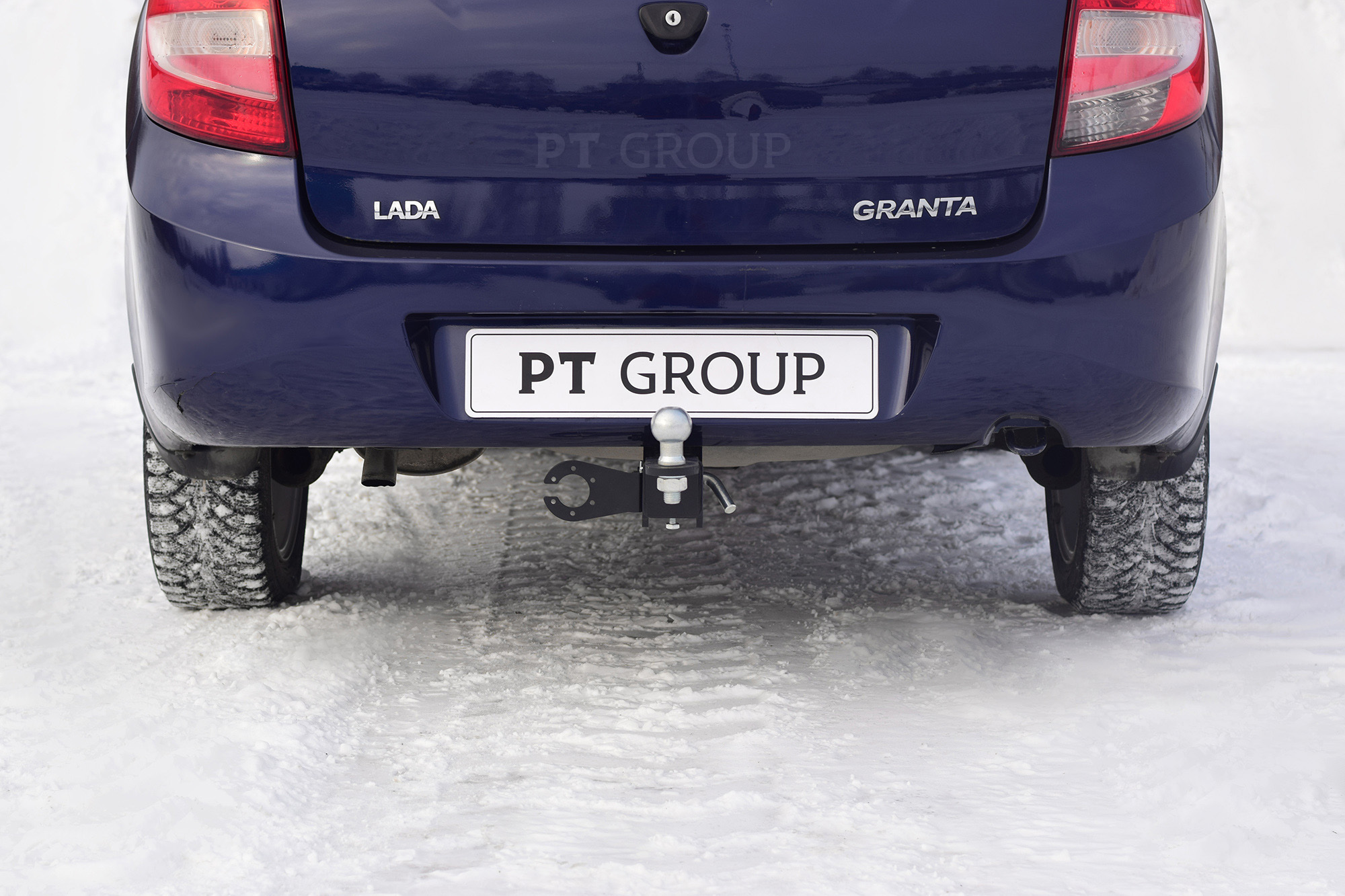 Съемный фаркоп PTGroup под квадрат 50х50 для Lada Granta седан