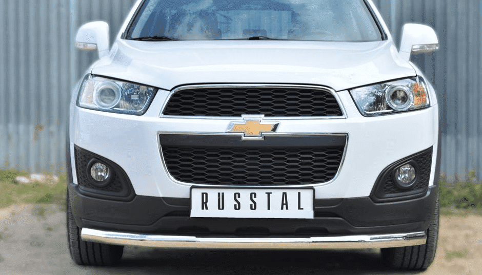 Передняя защита Russtal для Chevrolet Captiva (2013-2015)