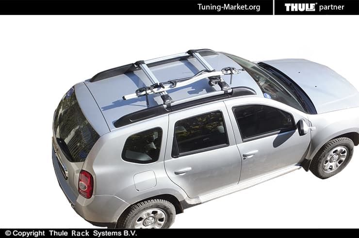 Багажник Thule WingBar Edge на интегрированных дугах для Renault Duster (2011-2015)