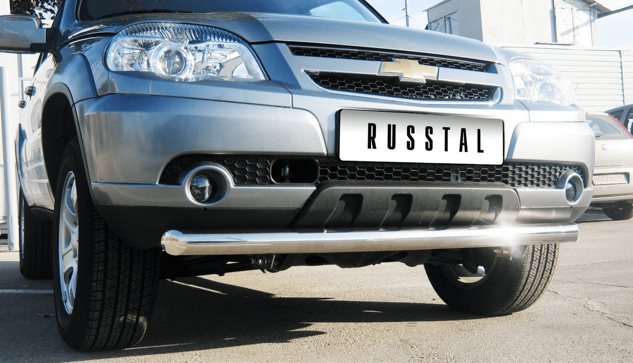 Передняя защита Russtal для Chevrolet Niva (2009-2015)