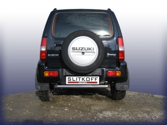 Защита заднего бампера Slitkoff d57 для Suzuki Jimny (2005-2012)
