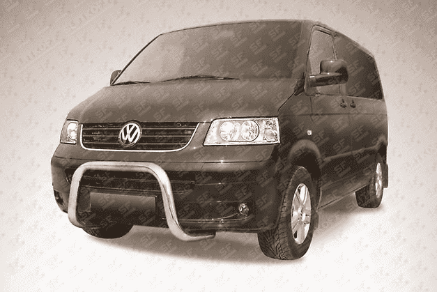 Передняя защита Slitkoff для Volkswagen Multivan (2003-2009)
