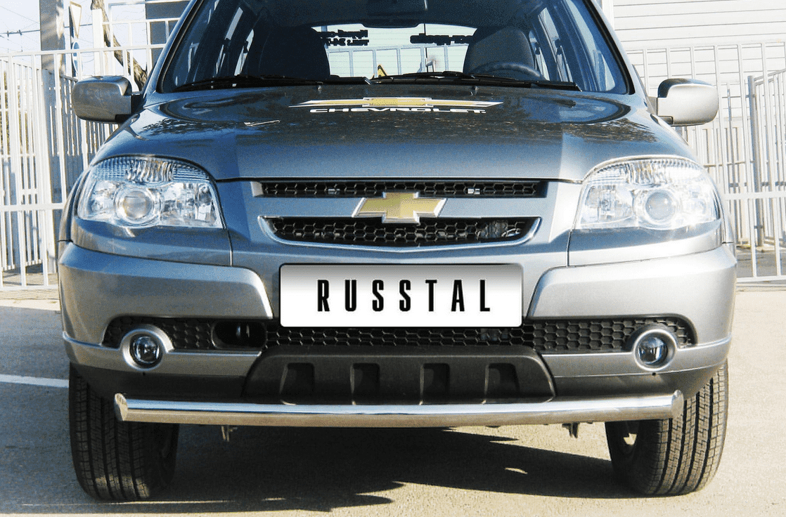 Передняя защита Russtal для Chevrolet Niva (2009-2015)