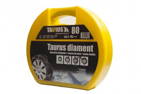 Цепи противоскольжения Taurus Diament (12 мм) для Audi A4 Cabrio (B7) (205/60-16)
