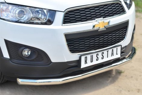Передняя защита Russtal для Chevrolet Captiva (2013-2015)