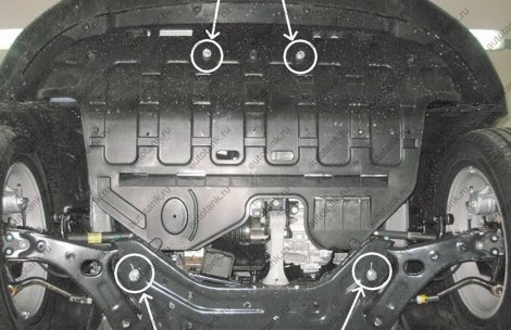 Композитная защита картера Автотанк для Hyundai ix35