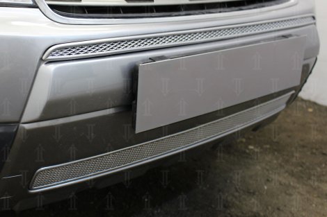 Защитная сетка радиатора ProtectGrille Premium нижняя для Subaru Forester (2008-2011 Хром)