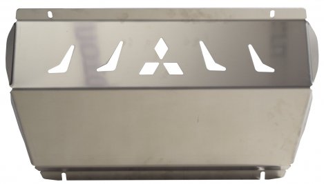 Алюминиевая защита радиатора и картера АВС-Дизайн для Mitsubishi L200 (2018-н.в.)