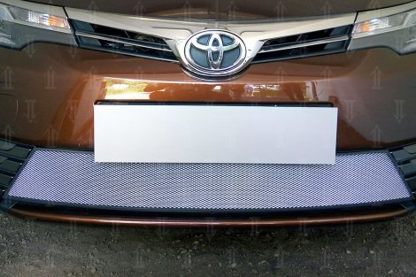 Защитная сетка радиатора ProtectGrille для Toyota Corolla (2016-н.в. Хром)