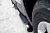 Пороги труба D76 с накладками (вариант 2) "RUSSTAL" для Toyota RAV4 Long