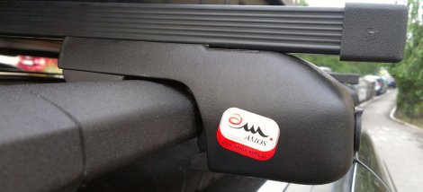Багажник Amos Nowy на прямоугольных дугах для Audi A4 Allroad (B8) 2008-2015