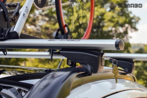 Багажник Menabo Lince на аэродинамических дугах для Mitsubishi Eclipse Cross