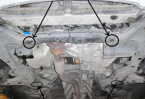 Композитная защита картера Автотанк для Hyundai Elantra ТагАЗ (2003-2010)