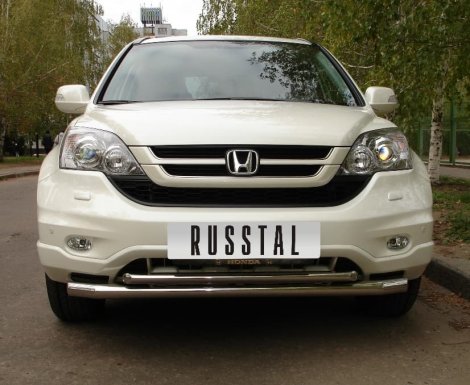 Передняя защита Russtal для Honda CR-V 2.0L (2009-2012)