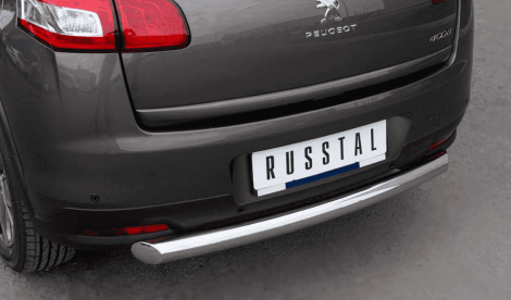 Защита заднего бампера D76 "RUSSTAL" для Peugeot 4008