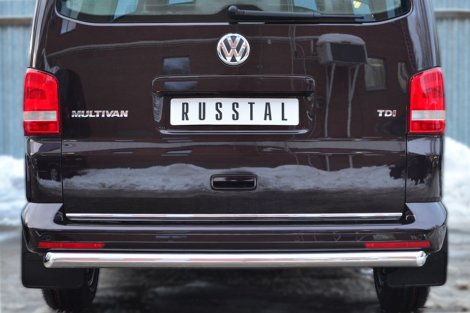 Защита заднего бампера Russtal d63 (дуга) для Volkswagen Multivan