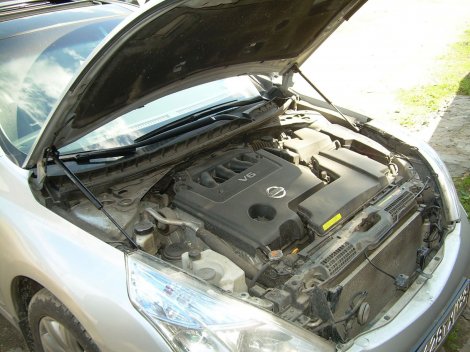 Газовые упоры (амортизаторы) капота A-ENGINEERING для Nissan Teana (2008-2014)