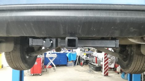 Съемный фаркоп Bizon под квадрат 50х50 для Subaru Forester (2013-2018)