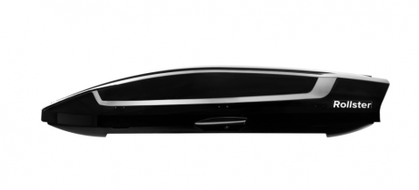 Бокс на крышу Rollster Mercury L чёрный глянцевый (190x81x41 см)