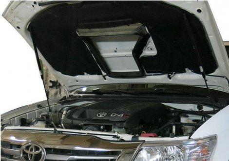 Газовые упоры (амортизаторы) капота Rival для Toyota Hilux (2005-2015)