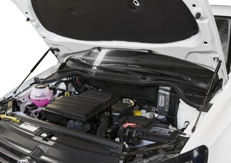 Газовые упоры (амортизаторы) капота Rival для Volkswagen Polo (2009-2019)