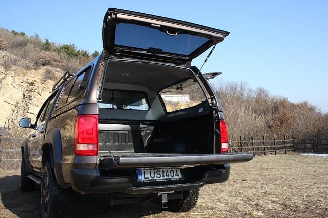 Стальной кунг Sammitr SUV PLUS V4 с дополнительным стопом и стеклоочистителем, коричневый, mendoza для VW Amarok
