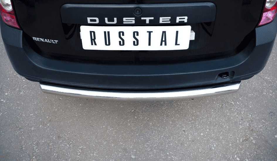 Защита заднего бампера D63 (дуга) "RUSSTAL" для Renault Duster