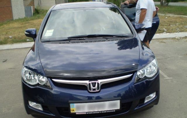 дефлекторы для капота на honda civic дефлекторы для капота на honda civic
