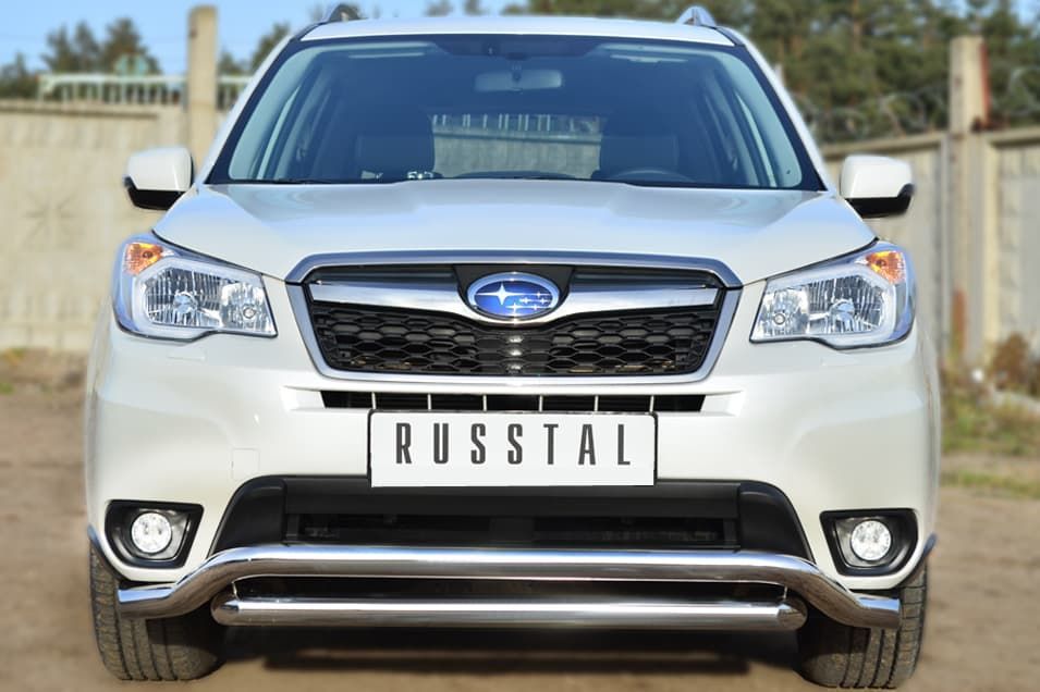 Передняя защита Russtal для Subaru Forester (2012-2015)