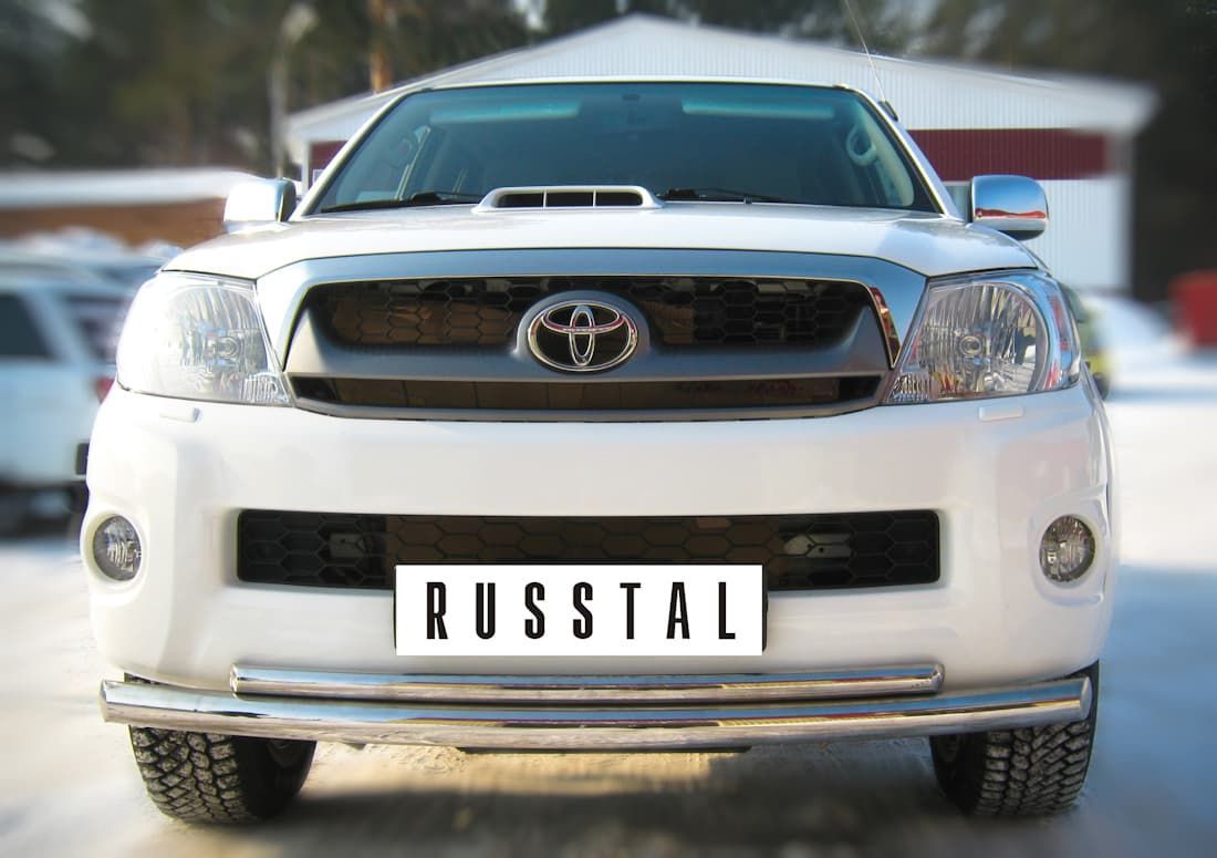 Передняя защита Russtal для Toyota Hilux (2006-2011)