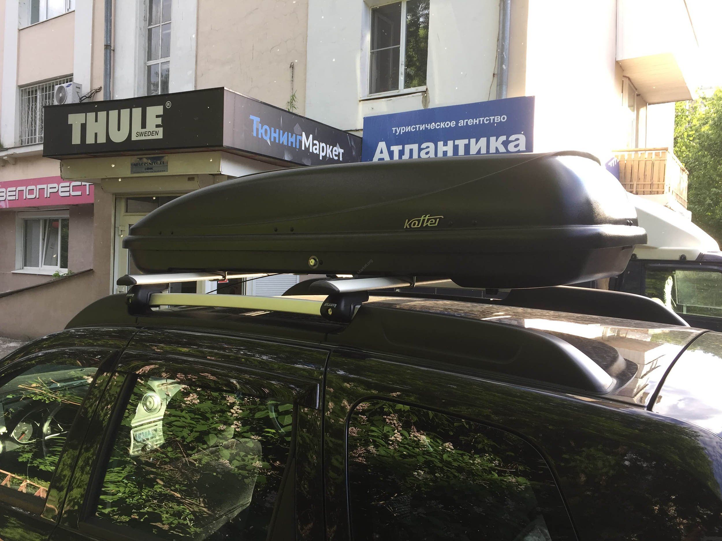 Багажник Атлант на крыловидных дугах для Renault Duster (2011-2015)