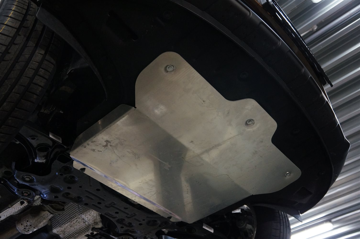 Алюминиевая защита картера и КПП АВС-Дизайн для Hyundai Tucson (2015-н.в.)