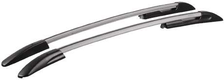 Рейлинги на крышу АПС для Hyundai Solaris хэтчбек (2011-н.в.) серые