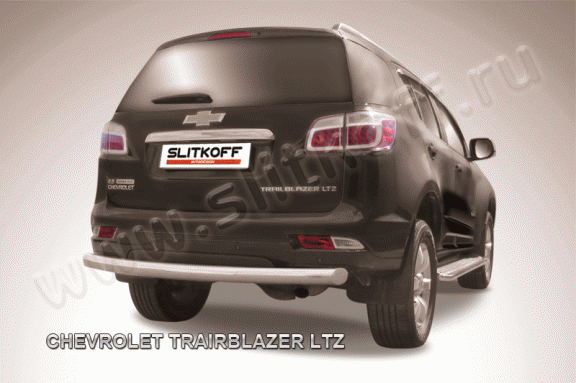 Защита заднего бампера Slitkoff d76 для Chevrolet TrailBlazer