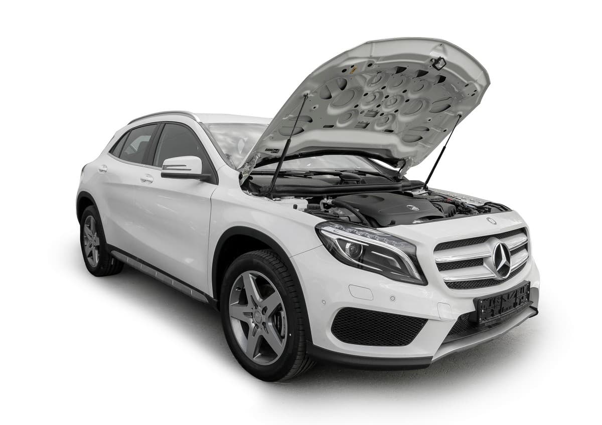Газовые упоры (амортизаторы) капота АвтоУпор для Mercedes-Benz GLA (2013-2020)