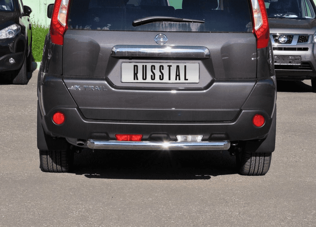 Защита заднего бампера D63 "RUSSTAL" для Nissan X-Trail