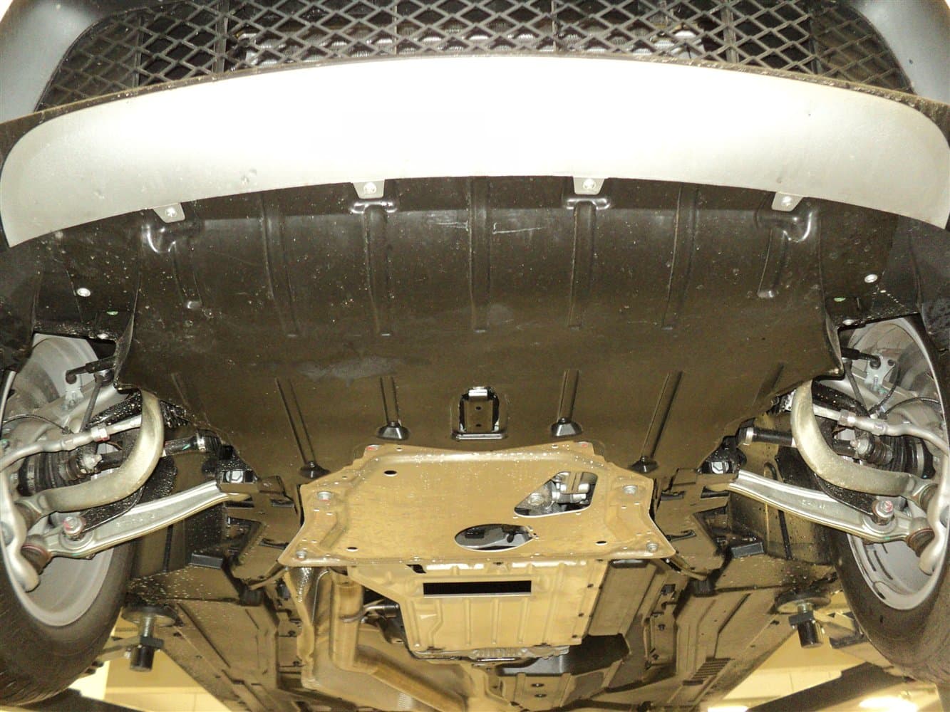 Композитная защита картера и КПП АВС-Дизайн 2 части для BMW X5 (2010-2013)